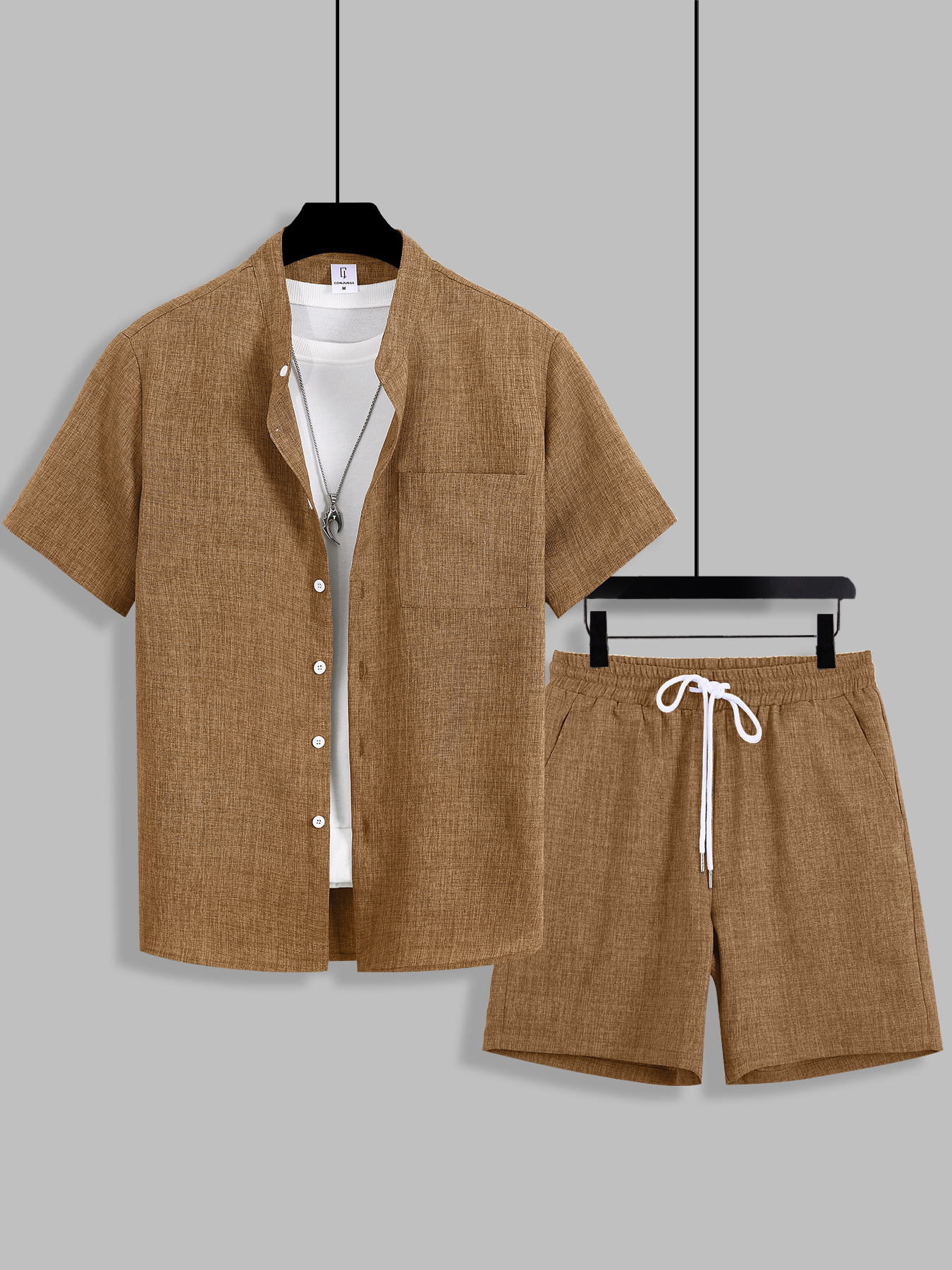 Summer Clothing Linen - Summer Men's Cotton Linen Texture Stand