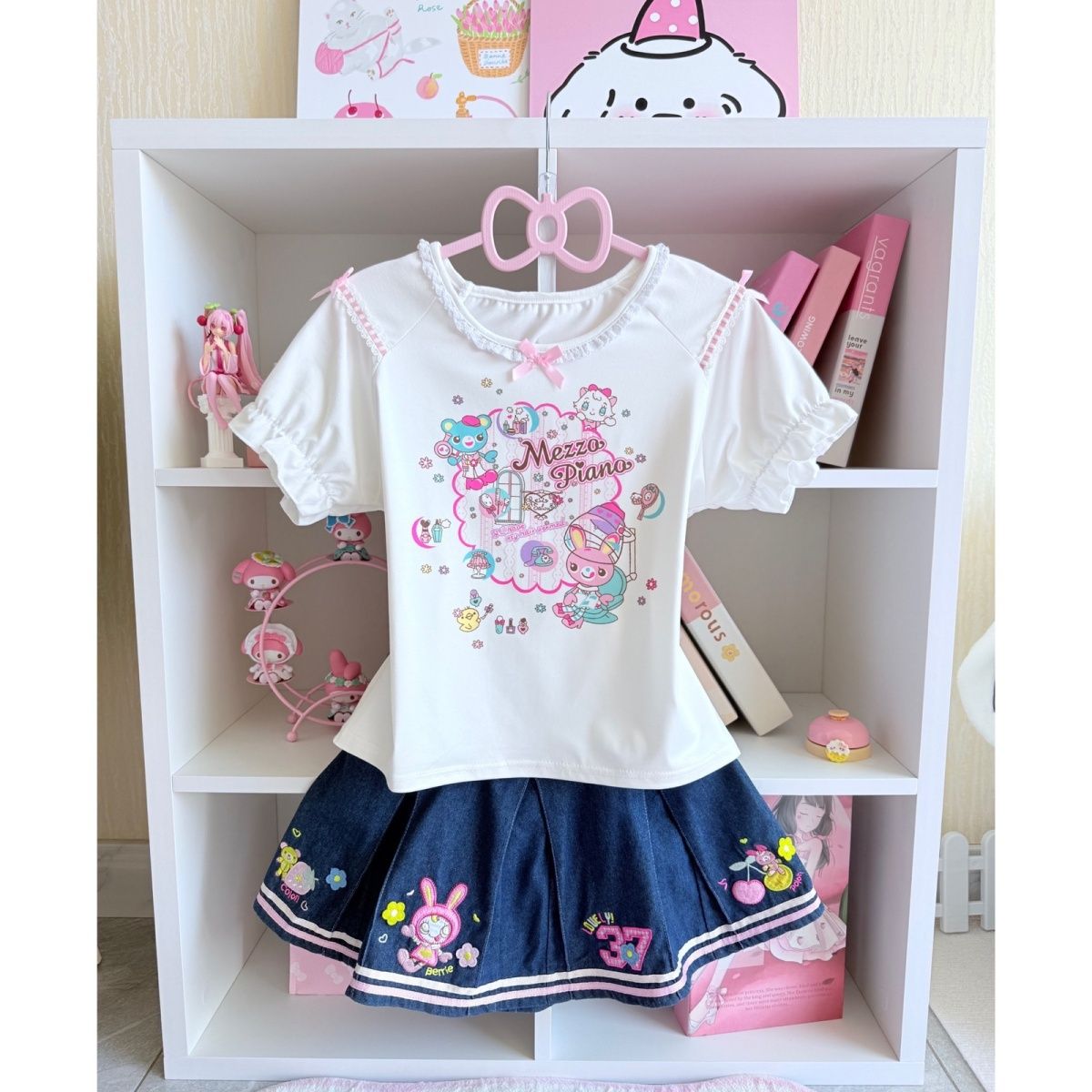 Summer Clothing Y2K - Japanese Sweet Skirt Sets Summer New