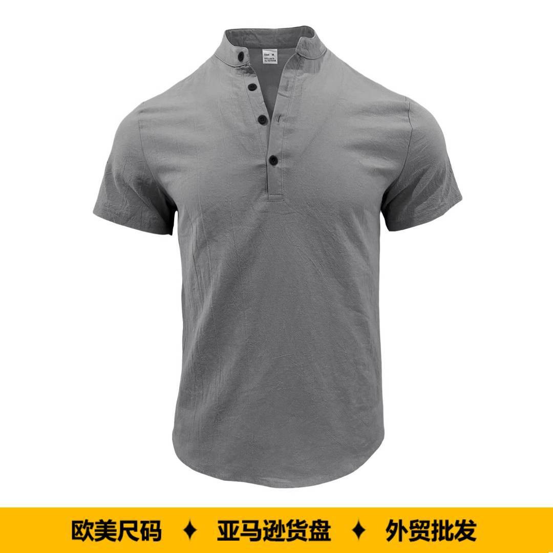 Summer Clothing Linen - Men Shirt Mens Linen Loose Fit