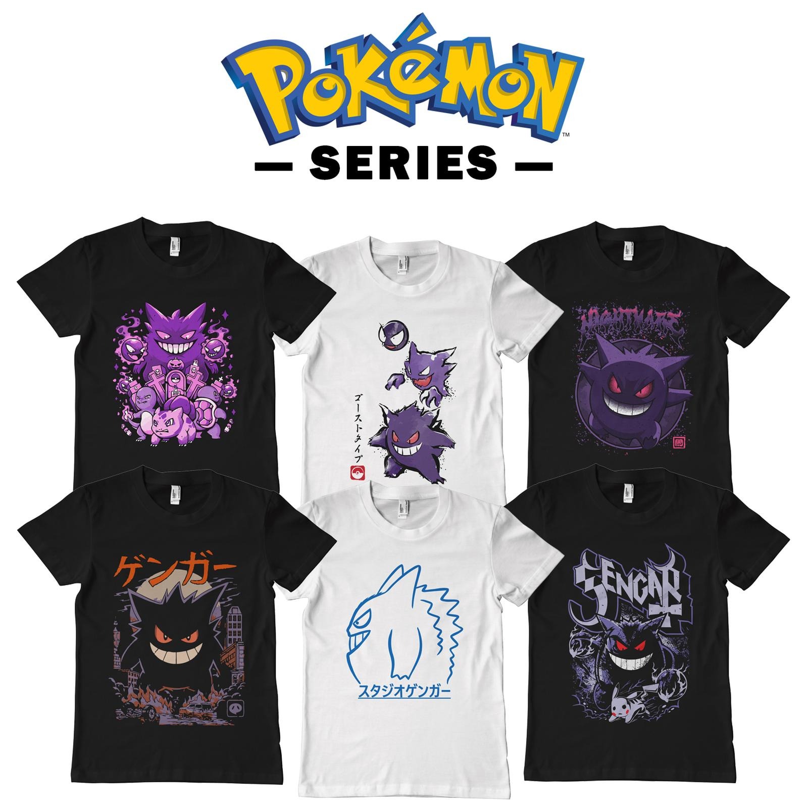 Summer Clothing Men 2025 - 2025 Summer Pokémon Anime Gengar Kaiju