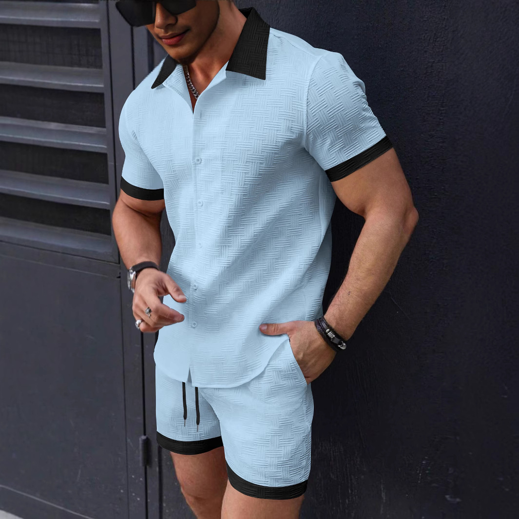 Summer Clothing Linen - Matching Sets Trend Men Suit Linen