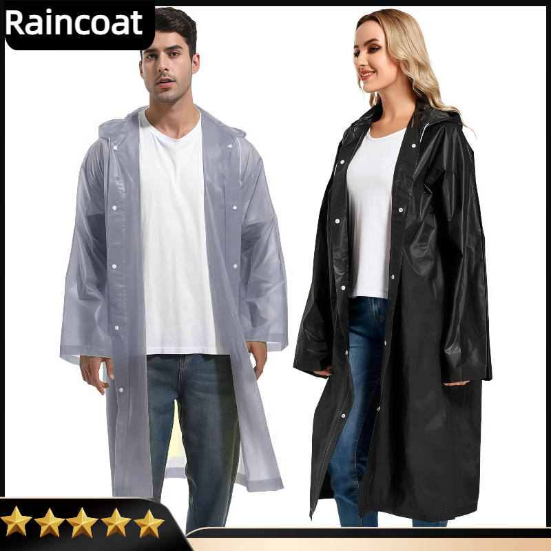Summer Rain Clothing - Rain Ponchos For Adults Pouch For