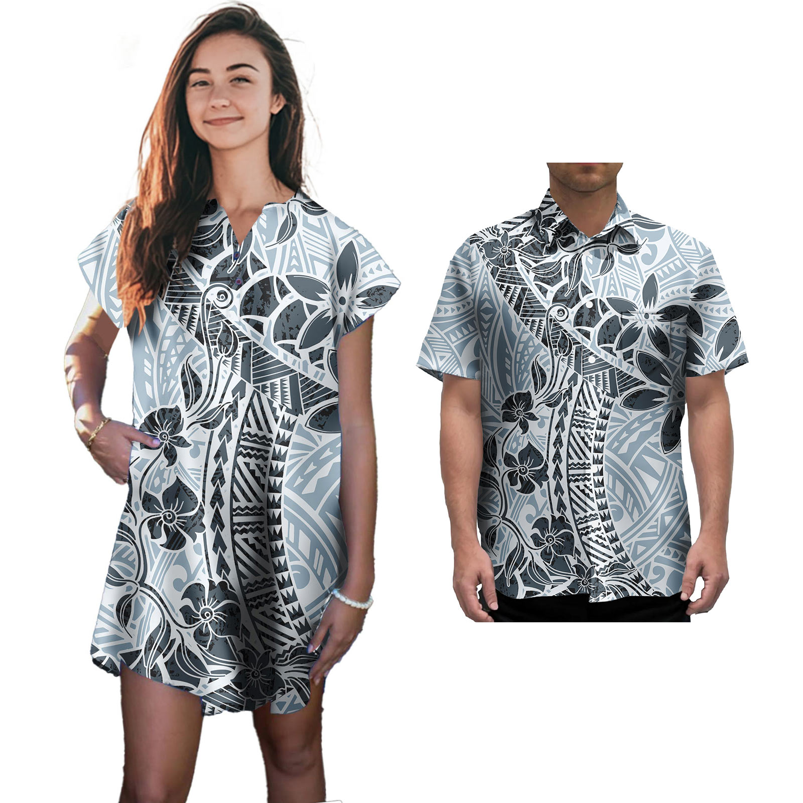 Summer Clothing Sets Women - Couple Set Samoan Outfit Women Evening