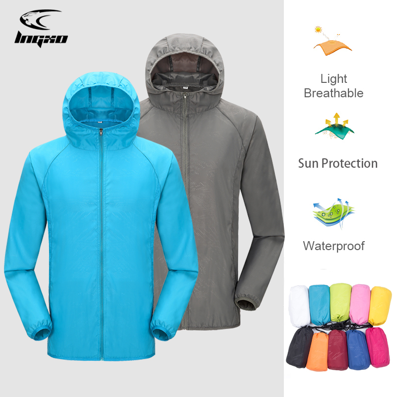 Camping Rain Jacket Men Women  - Summer Rain Clothing recensione e prezzo