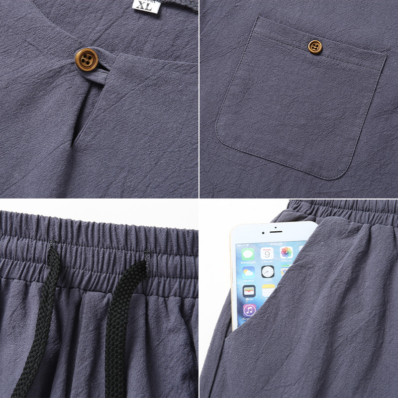 High-quality fashionable men's - Summer Clothing Linen recensione e prezzo