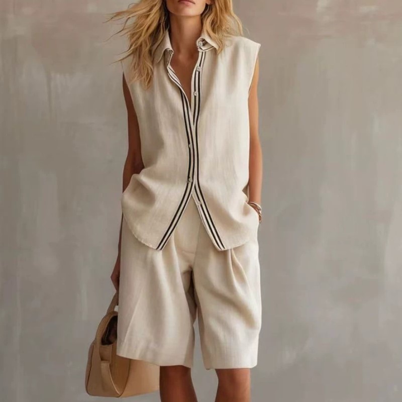 Summer Fashion Solid Linen Ble - Summer Clothing Linen recensione e prezzo