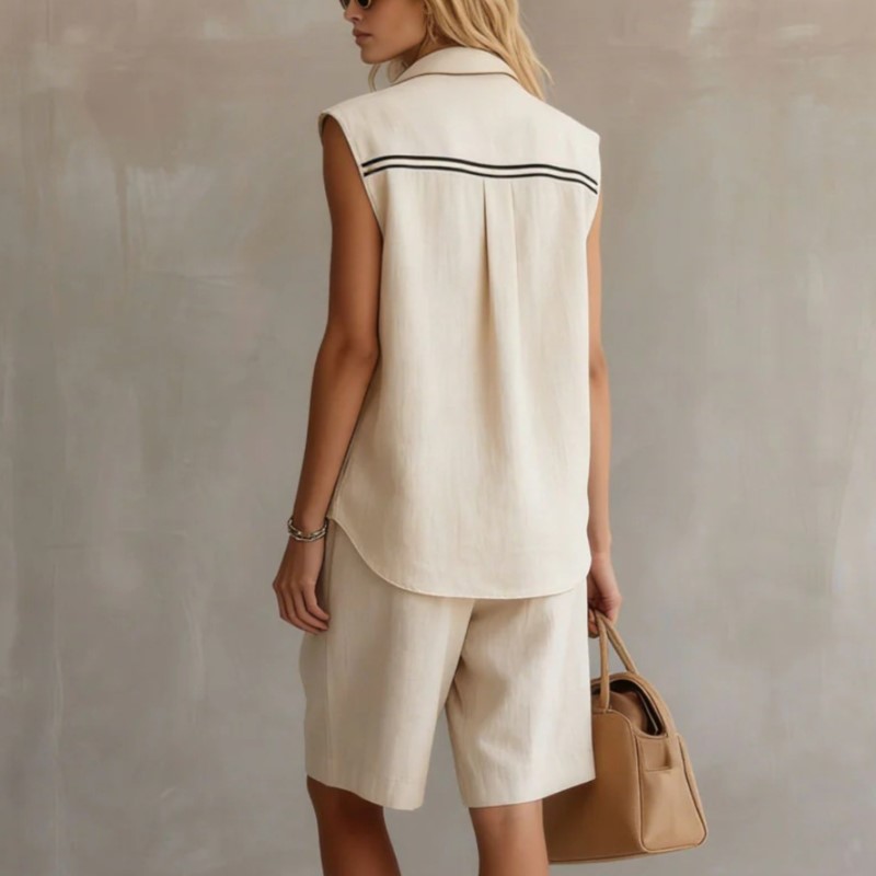 Summer Fashion Solid Linen Ble - Summer Clothing Linen recensione e prezzo