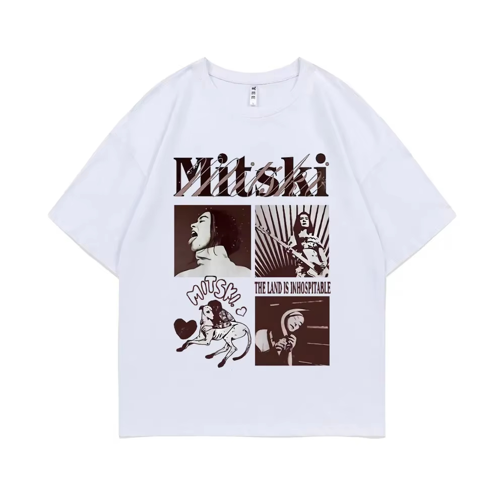 Mitski Graphic Print T Shirt M - Summer Clothing Words recensione e prezzo