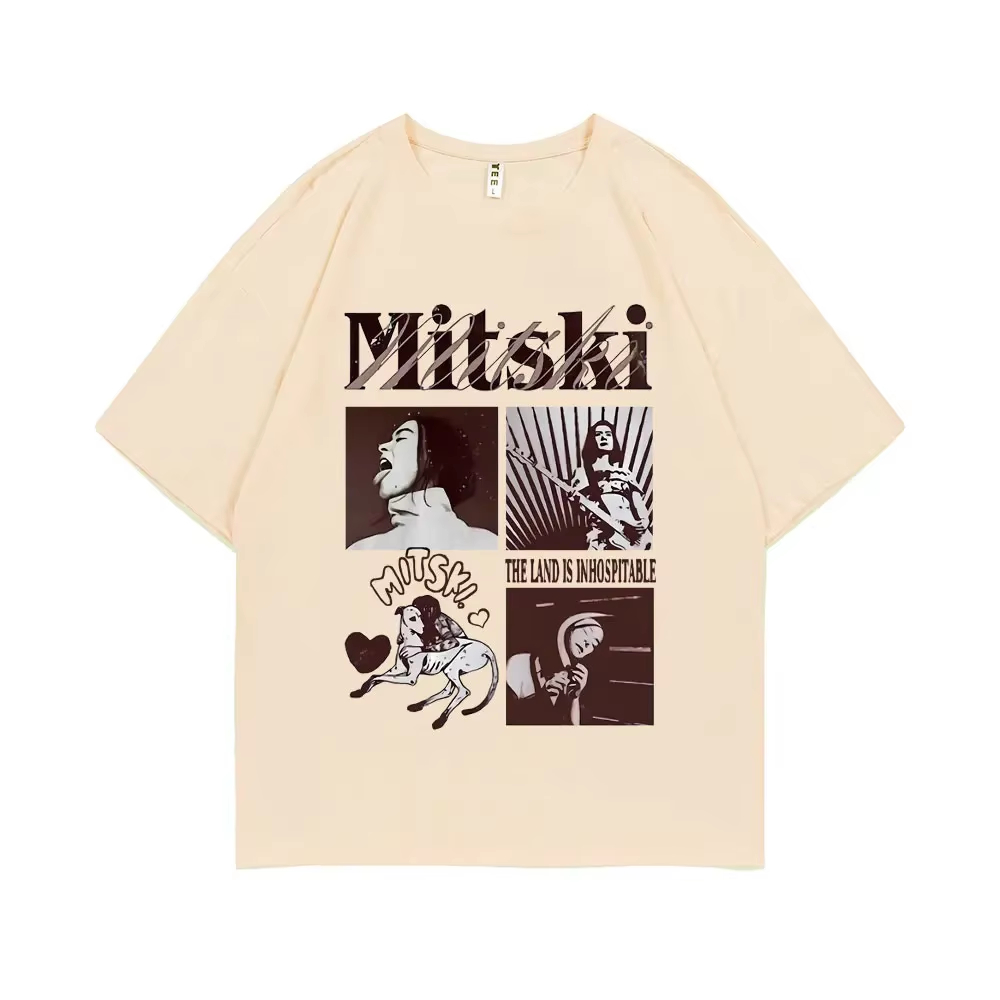 Mitski Graphic Print T Shirt M - Summer Clothing Words recensione e prezzo