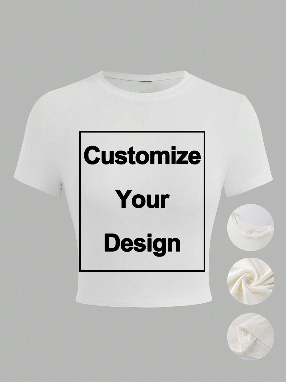 Custom Womens Cotton Crop Tops - Summer Clothing Y2K recensione e prezzo