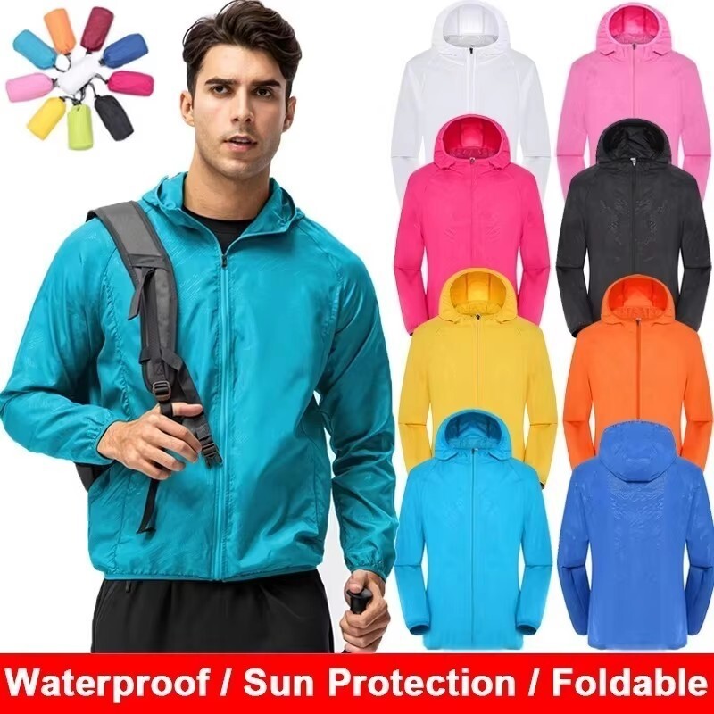 Men Women Waterproof Jacket Wi - Summer Rain Clothing recensione e prezzo