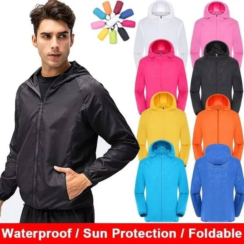 Men Women Waterproof Jacket Wi - Summer Rain Clothing recensione e prezzo