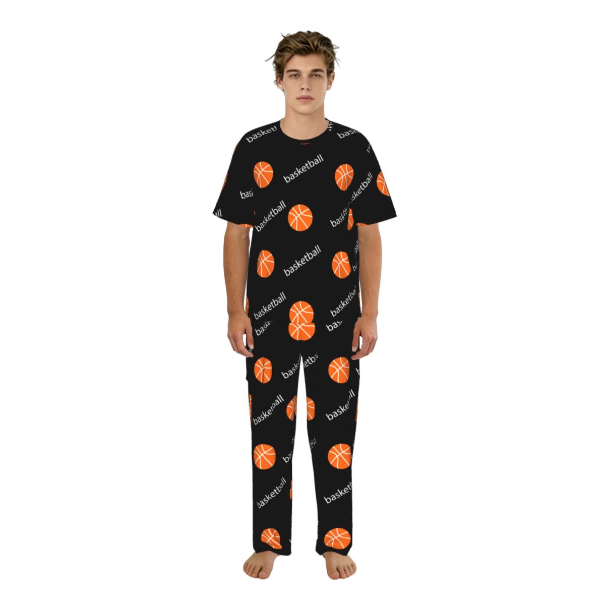 Men Pajamas Suit Short Sleeved - Summer Clothing Words recensione e prezzo