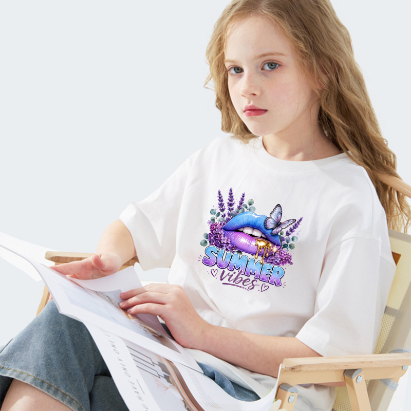 2PCS Colorful Lips Flowers But - Summer Clothing Vibes recensione e prezzo