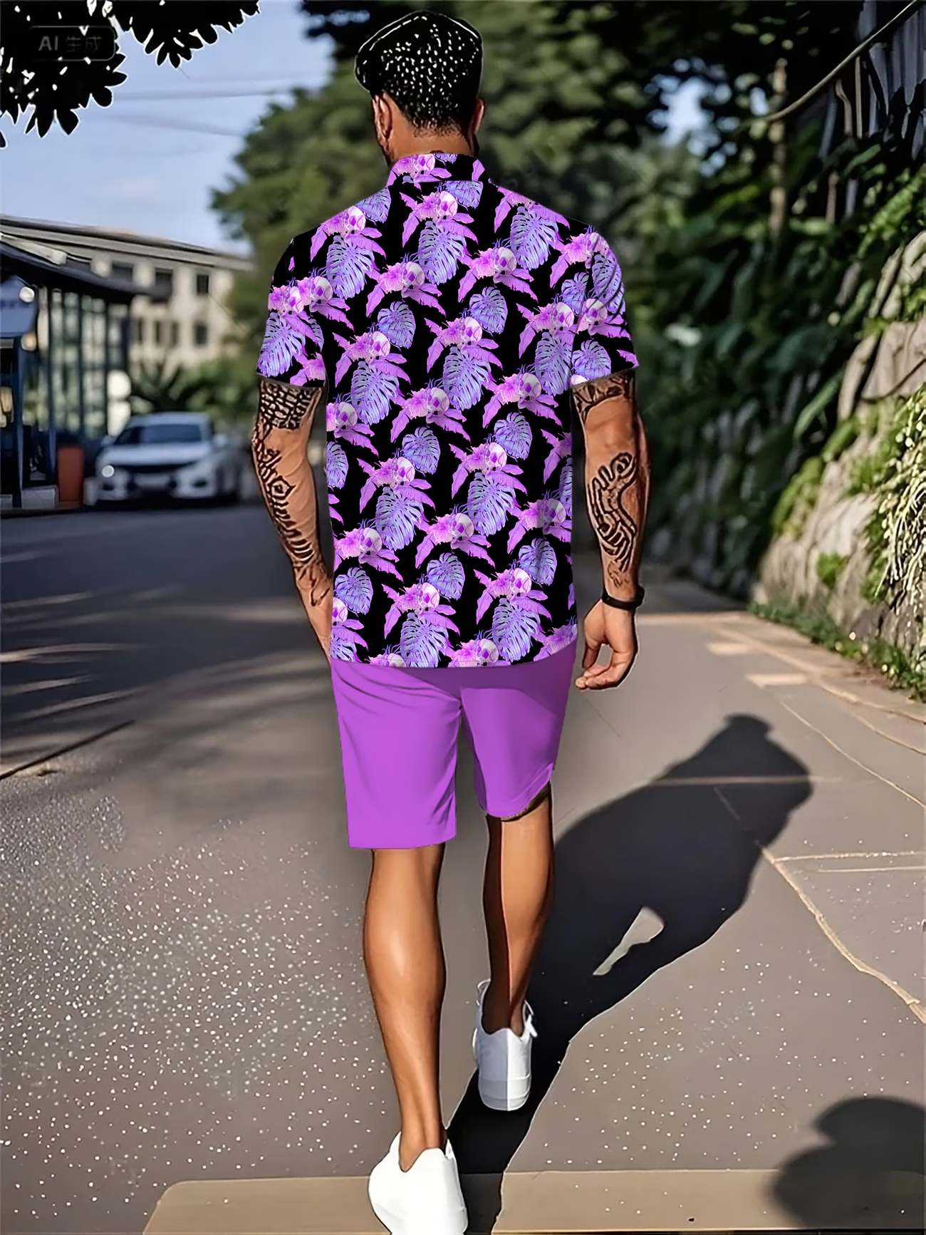 2026 New Men's 2 Piece Outfit  - Beach Shirt Hawaiian recensione e prezzo