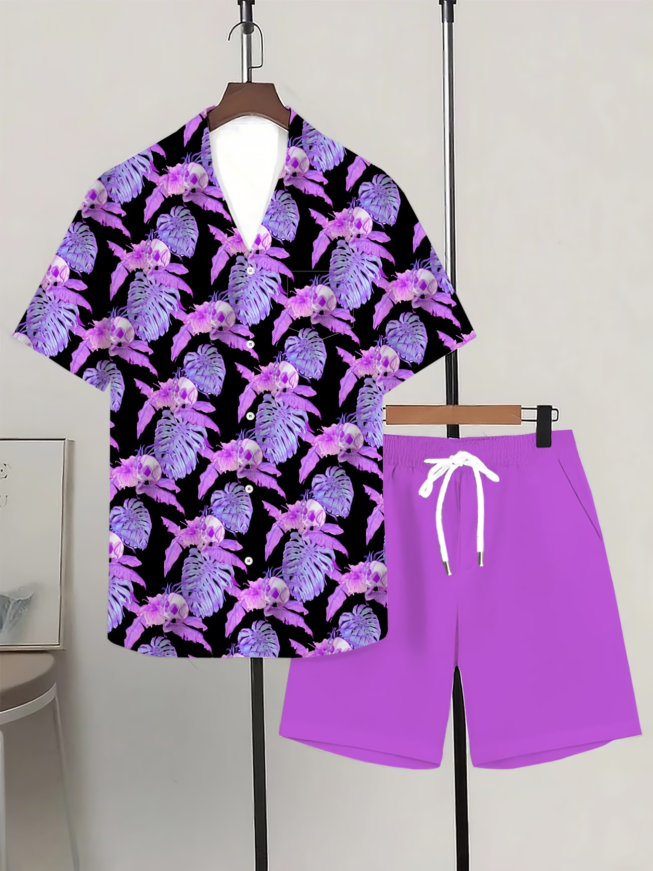 2026 New Men's 2 Piece Outfit  - Beach Shirt Hawaiian recensione e prezzo