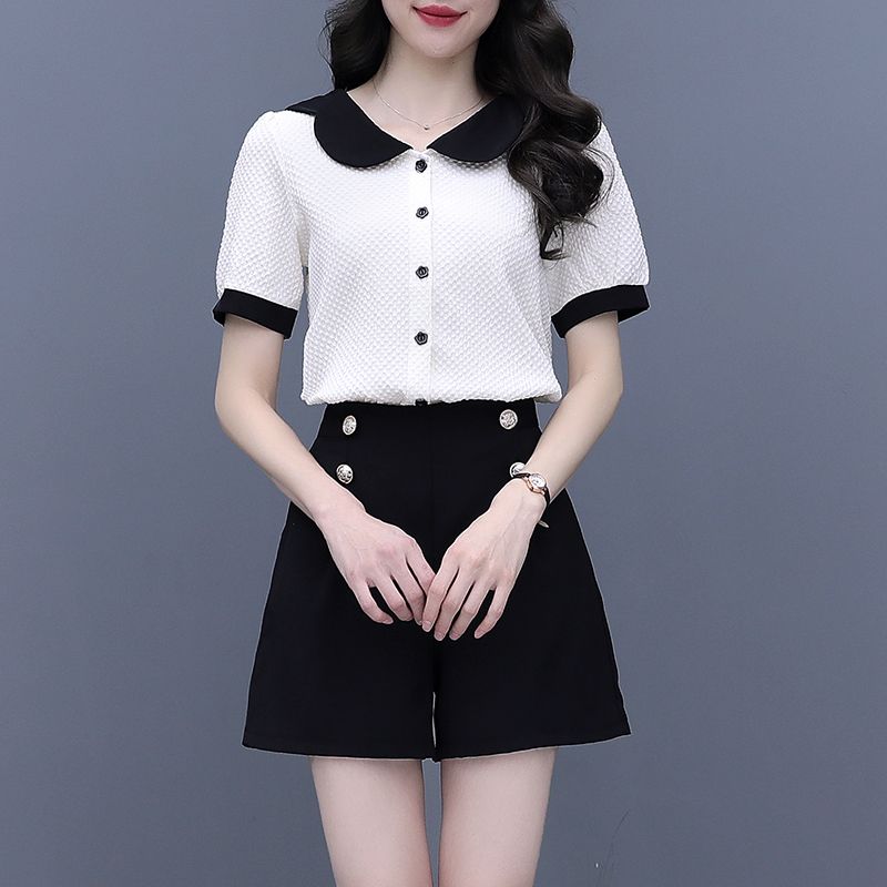 Contrast Color Button Short Se - Summer Clothing Trends 2025 Women'S recensione e prezzo