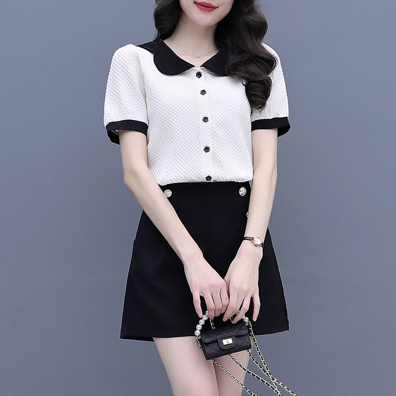 Contrast Color Button Short Se - Summer Clothing Trends 2025 Women'S recensione e prezzo