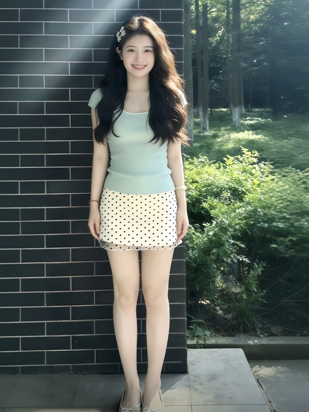 Summer Polka Dot Halter Neck S - Summer Clothing Young Women recensione e prezzo