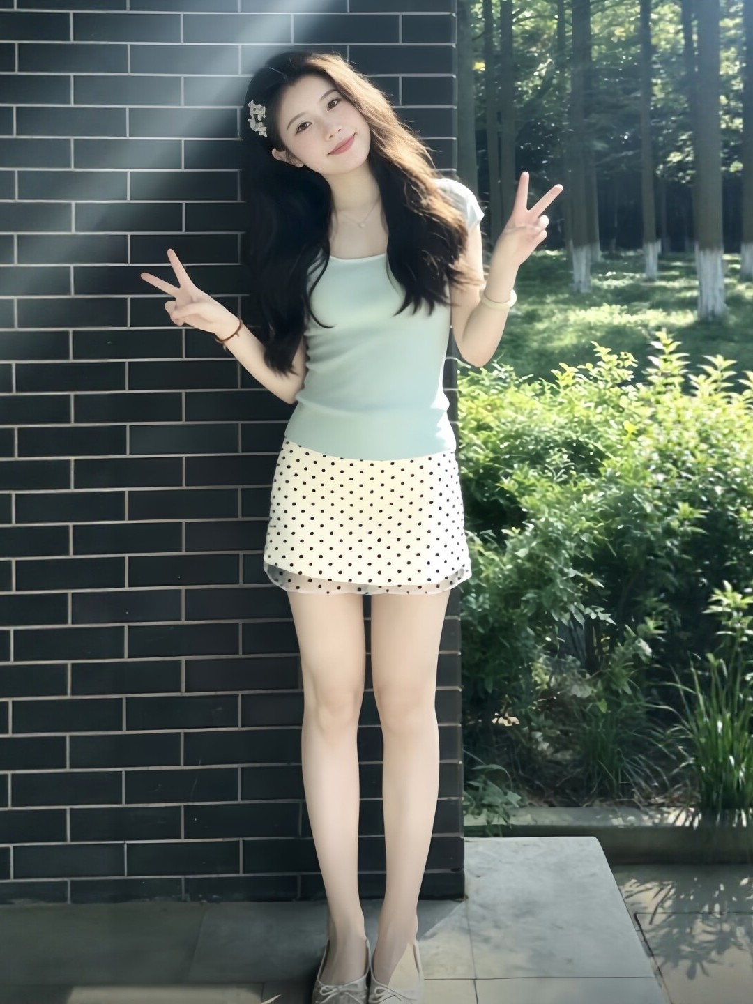 Summer Polka Dot Halter Neck S - Summer Clothing Young Women recensione e prezzo