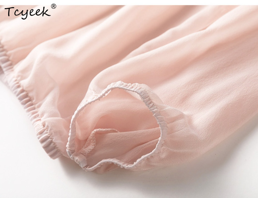 Tcyeek 100% Real Mulberry Silk - Summer Clothing Us recensione e prezzo