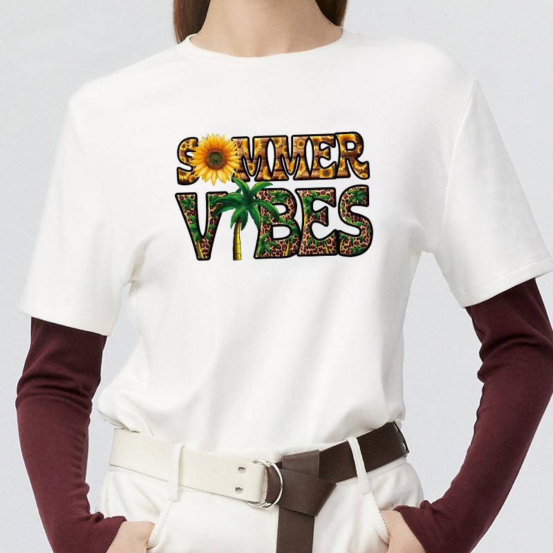 Summer Vibes Iron On Patches H - Summer Clothing Vibes recensione e prezzo