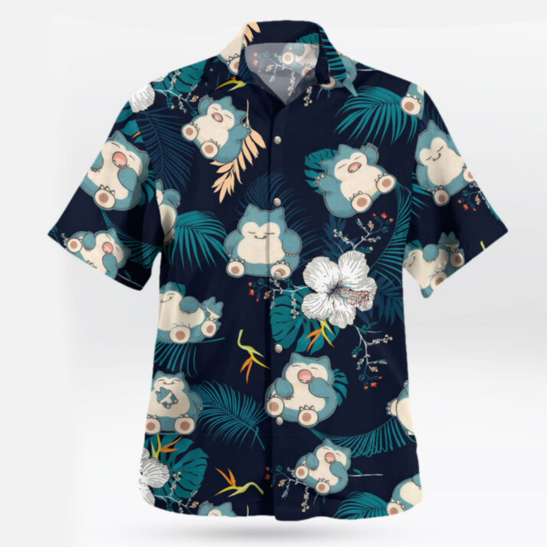 Snorlax Pokemon Hawaiian Shirt - Summer Clothing For Japan recensione e prezzo