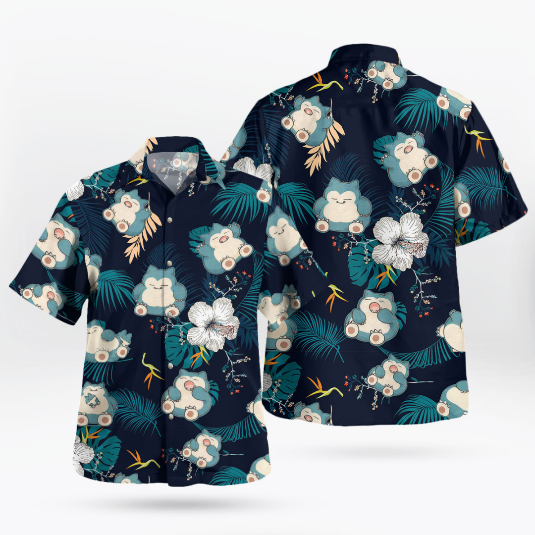 Snorlax Pokemon Hawaiian Shirt - Summer Clothing For Japan recensione e prezzo