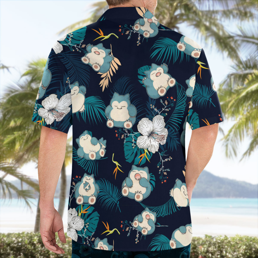Snorlax Pokemon Hawaiian Shirt - Summer Clothing For Japan recensione e prezzo