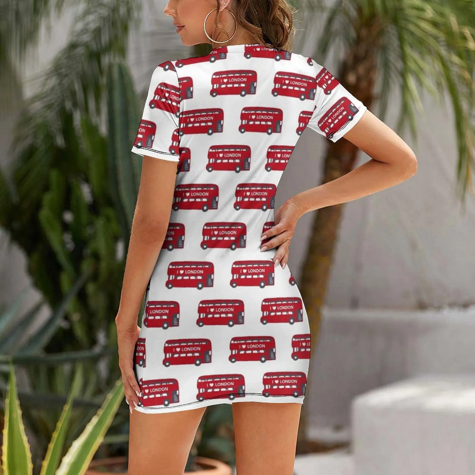 London red bus pattern London  - Summer Clothing London recensione e prezzo