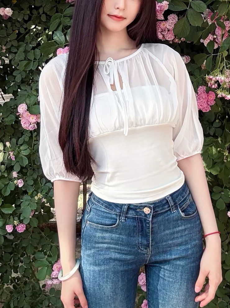 Mulberry Silk-Paneled Top with - Summer Clothing Us recensione e prezzo