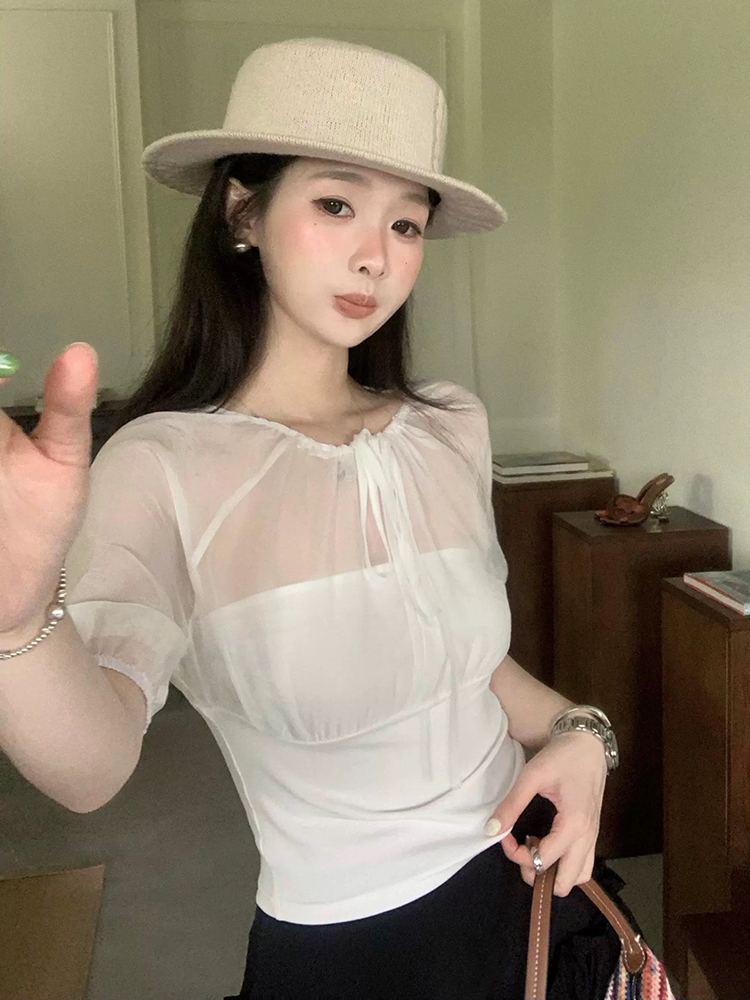 Mulberry Silk-Paneled Top with - Summer Clothing Us recensione e prezzo