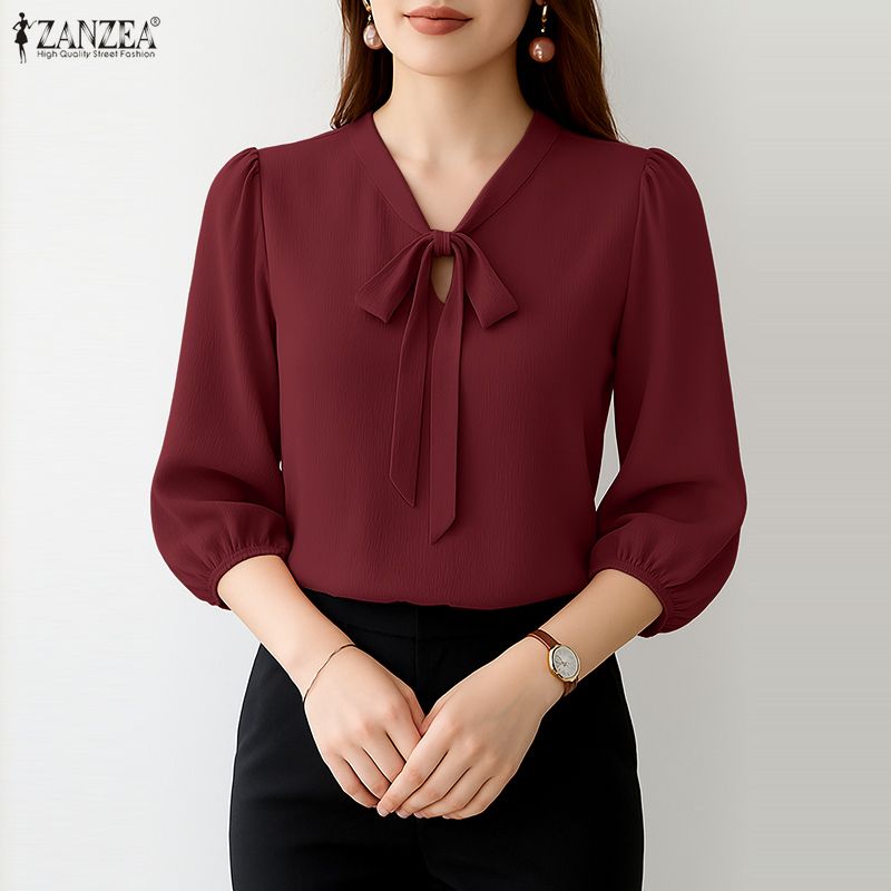 ZANZEA Woman Crinkled Texture  - Summer De Clothing recensione e prezzo