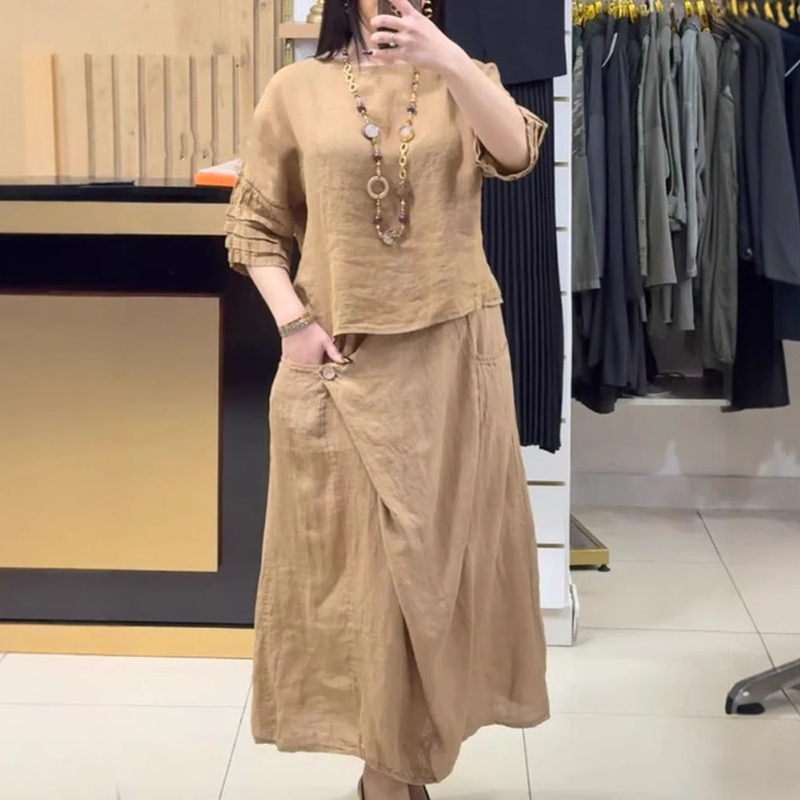 Casual O Neck Top Pullover & A - Summer Clothing Linen recensione e prezzo