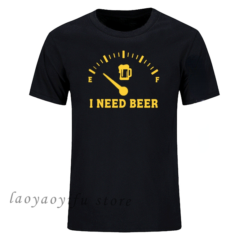 Fuel Gauge I Need Beer T Shirt - Summer Clothing Needs recensione e prezzo
