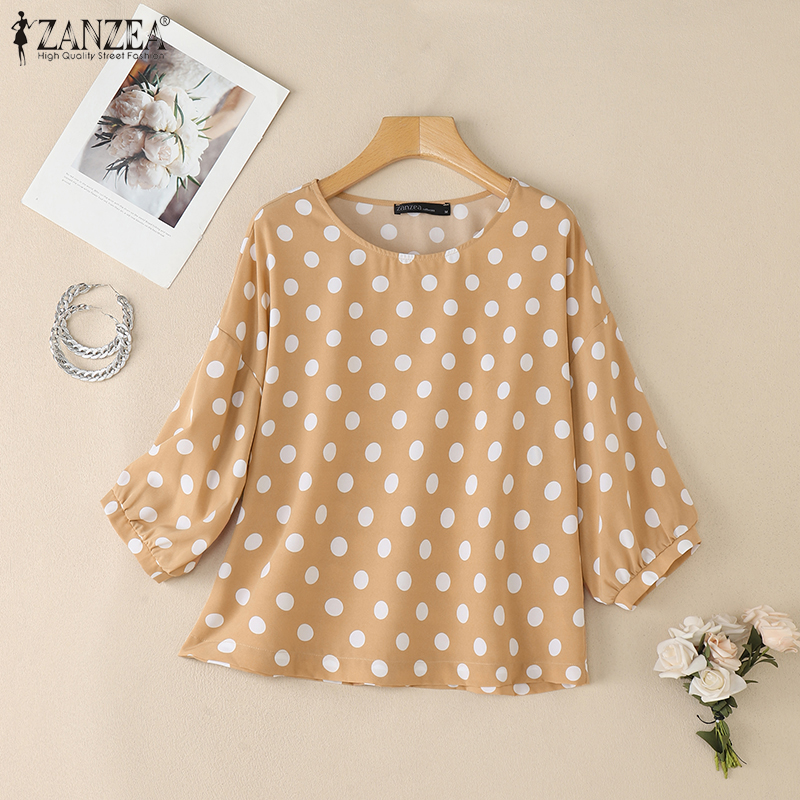 ZANZEA Woman Casual Polka Dot  - Summer De Clothing recensione e prezzo
