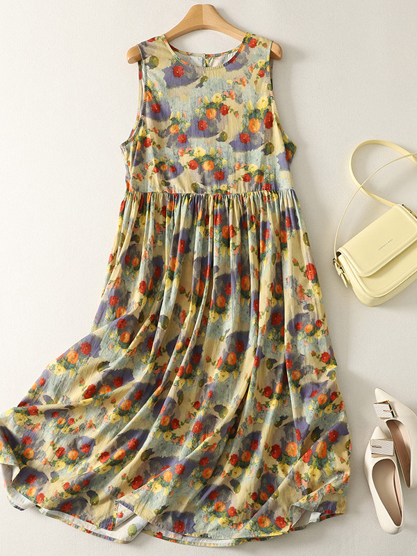 Summer Loose Floral Print Maxi - Summer Clothing Vibes recensione e prezzo