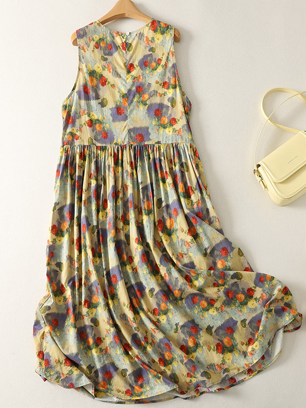 Summer Loose Floral Print Maxi - Summer Clothing Vibes recensione e prezzo