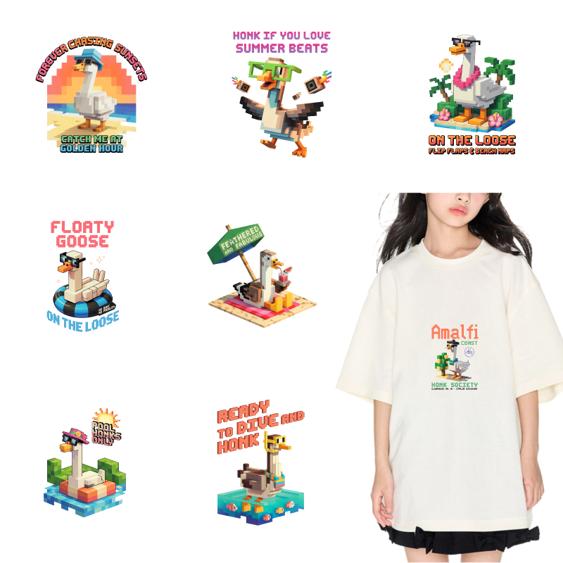 2PCS Amalfi Duck Summer Vibes  - Summer Clothing Vibes recensione e prezzo