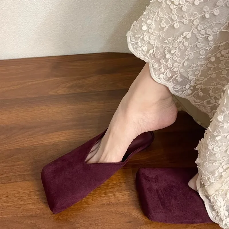 Women Suede Flats Mules Shoes  - Summer Clothing Modest recensione e prezzo