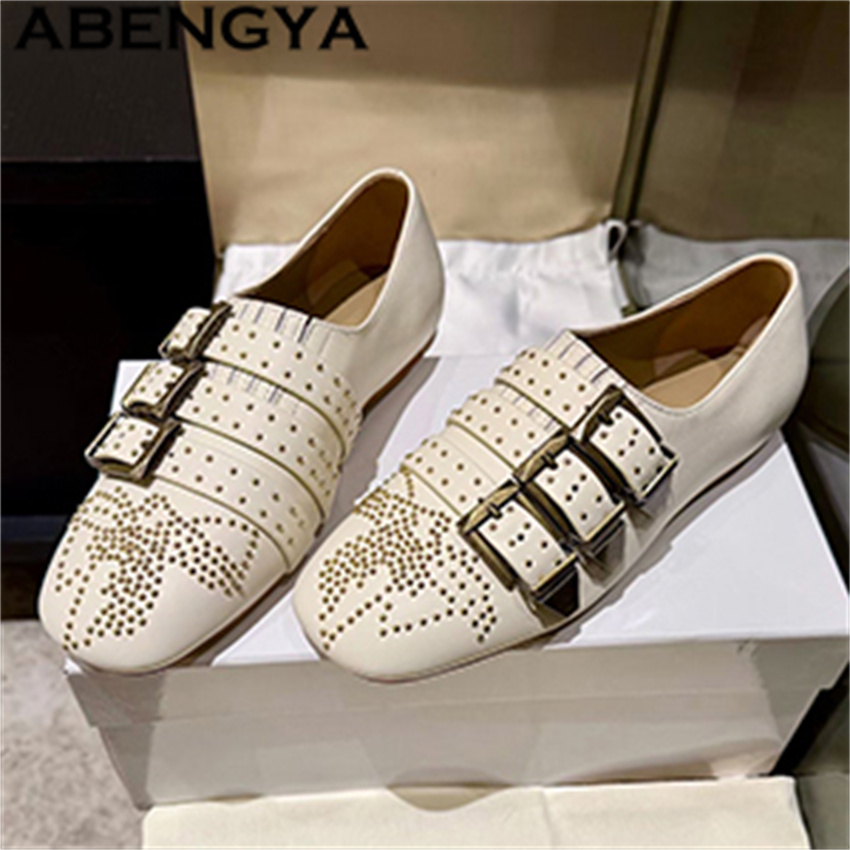 Metal Rivet Inlay Genuine Leat - Summer Clothing Modest recensione e prezzo