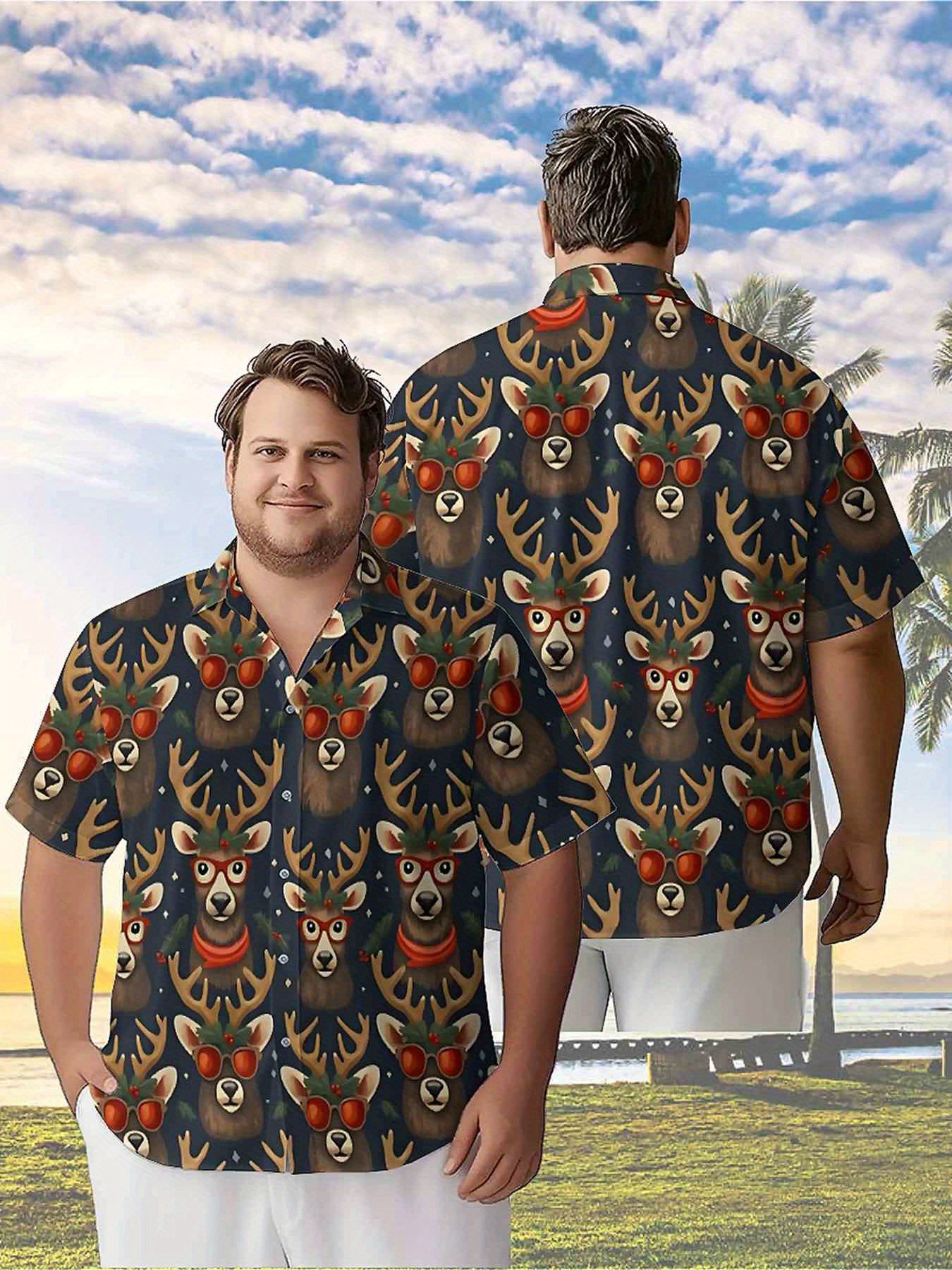 Men's Plus Size Hawaiian Shirt - Beach Shirt Hawaiian recensione e prezzo