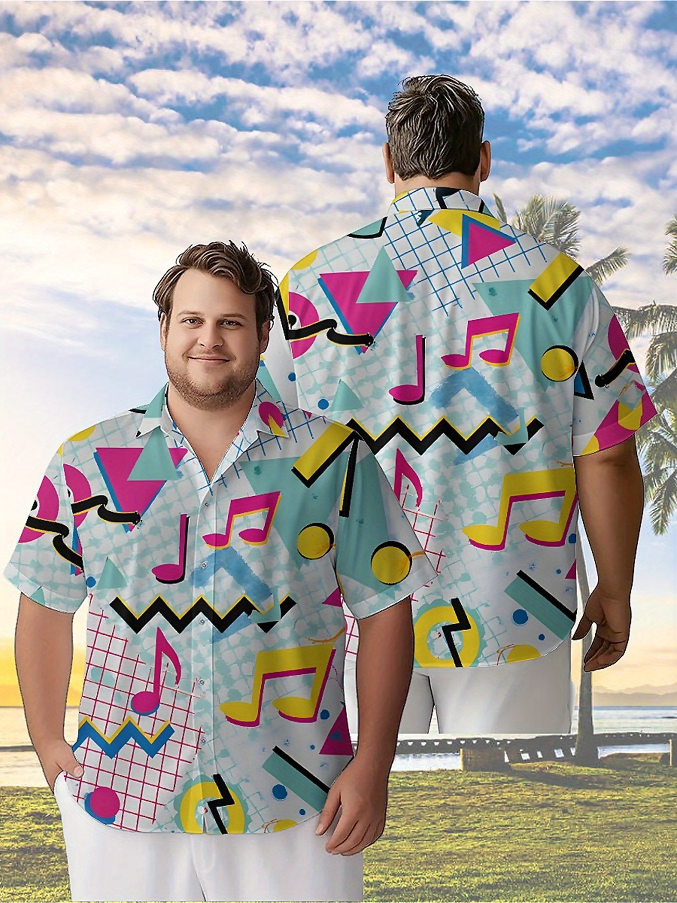 Men's Plus Size Hawaiian Shirt - Beach Shirt Hawaiian recensione e prezzo
