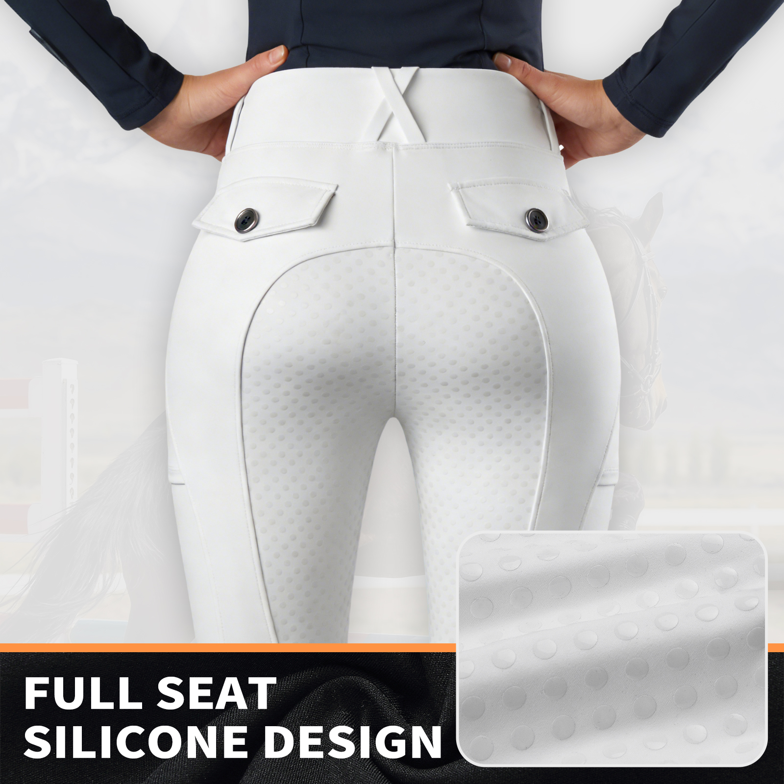 WOSAWE Silicone Horse Riding P - Summer Equestrian Clothing recensione e prezzo