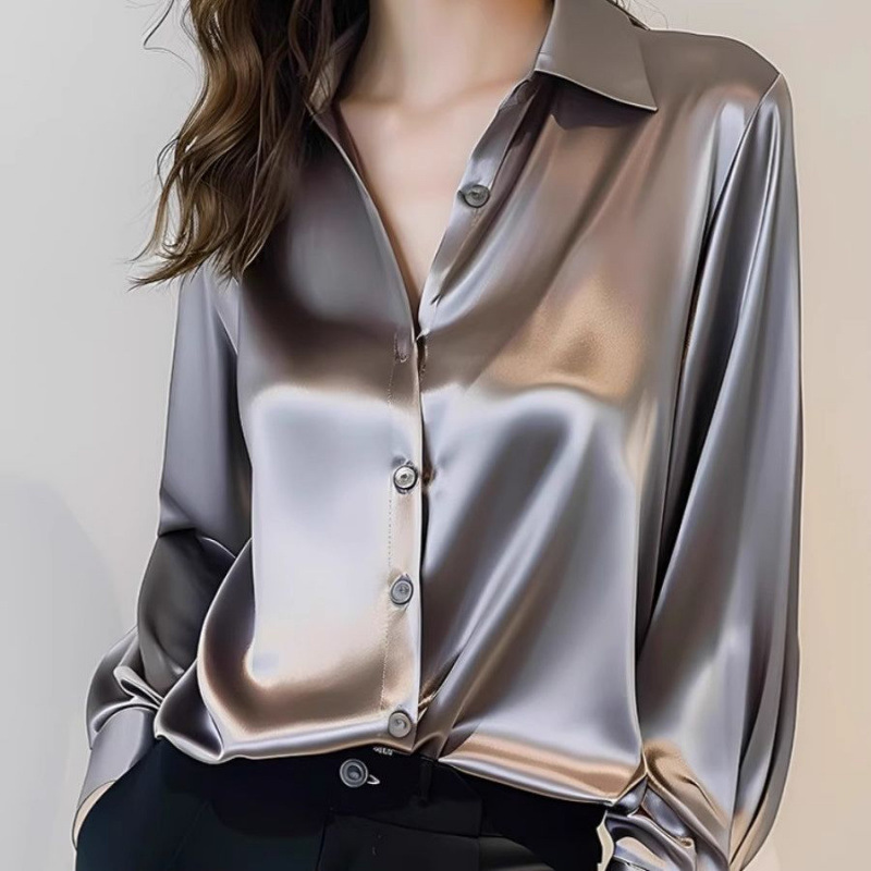 2025 Summer Women's Satin Shir - Summer Clothing Men 2025 recensione e prezzo