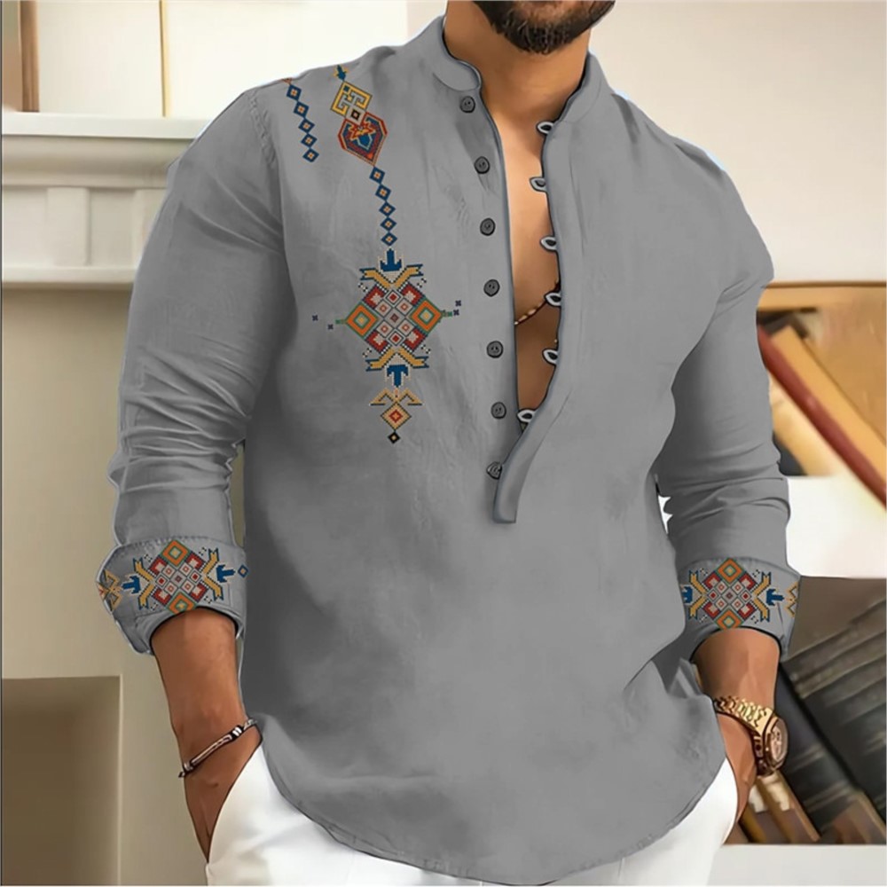 2025 Summer Men's Hawaiian Shi - Summer Clothing Men 2025 recensione e prezzo