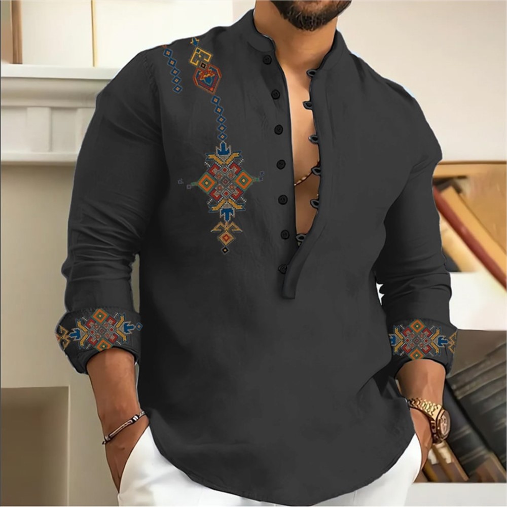 2025 Summer Men's Hawaiian Shi - Summer Clothing Men 2025 recensione e prezzo