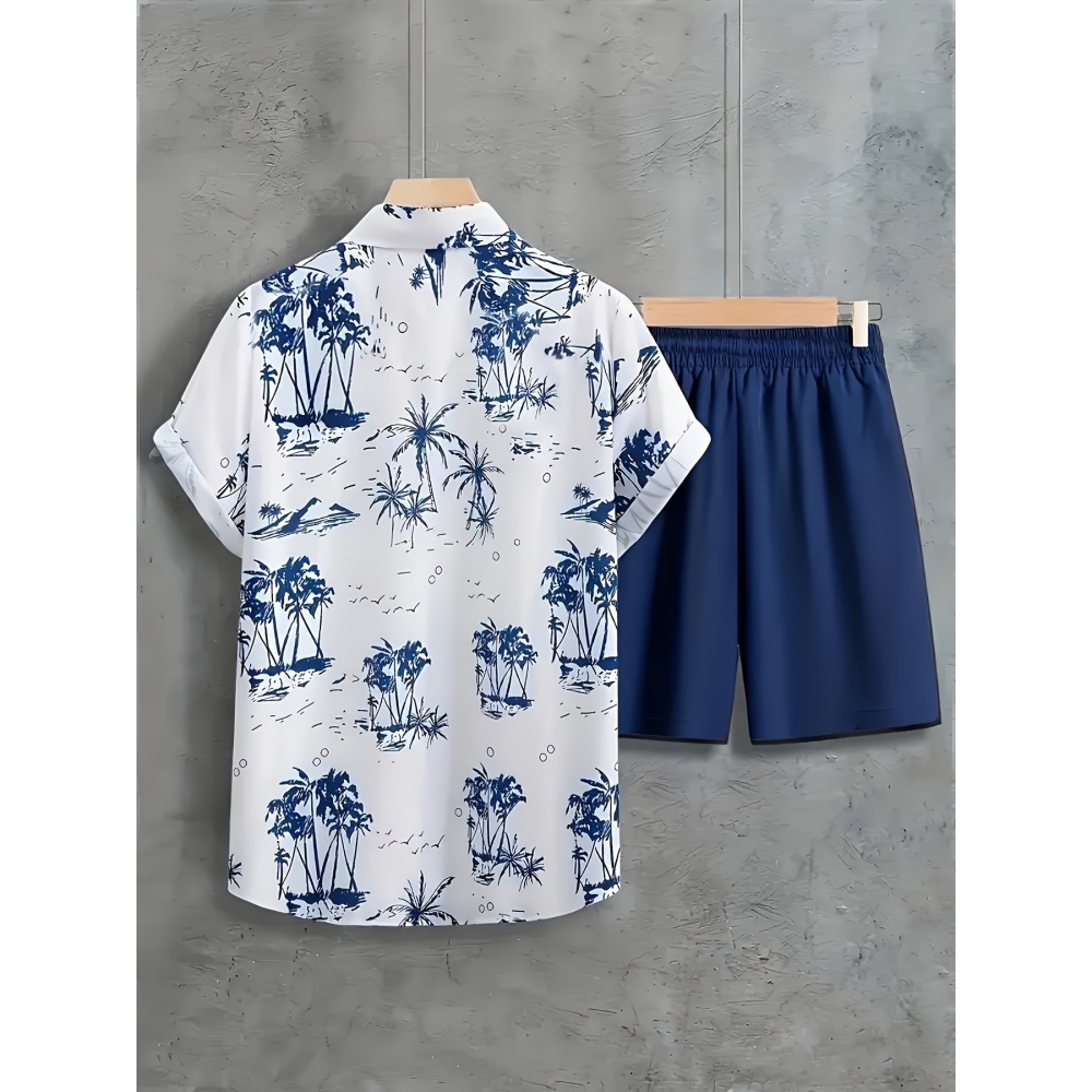 Summer Man Set Coconut Tree Fr - Beach Shirt Hawaiian recensione e prezzo