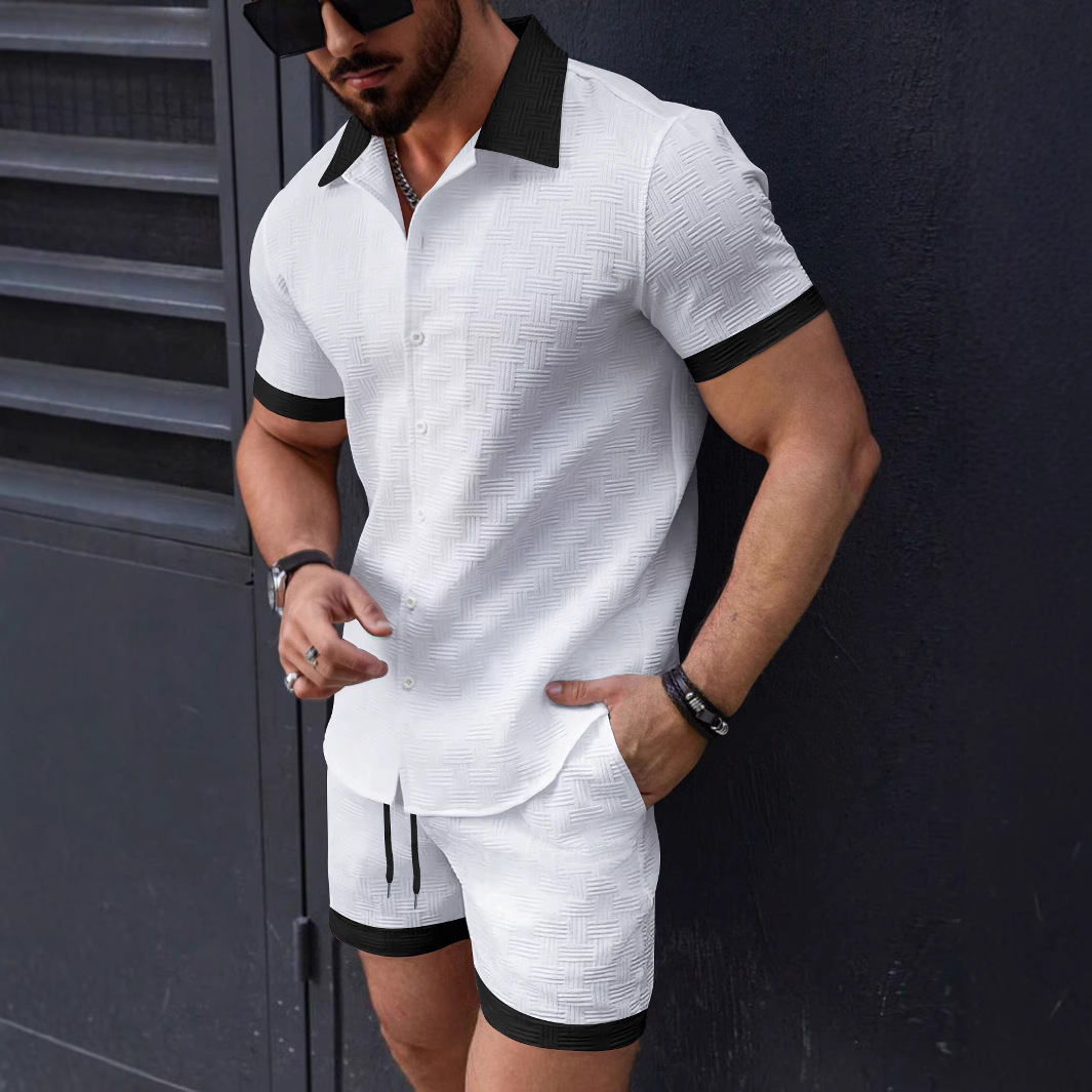 Matching Sets Trend Men Suit   - Summer Clothing Linen recensione e prezzo