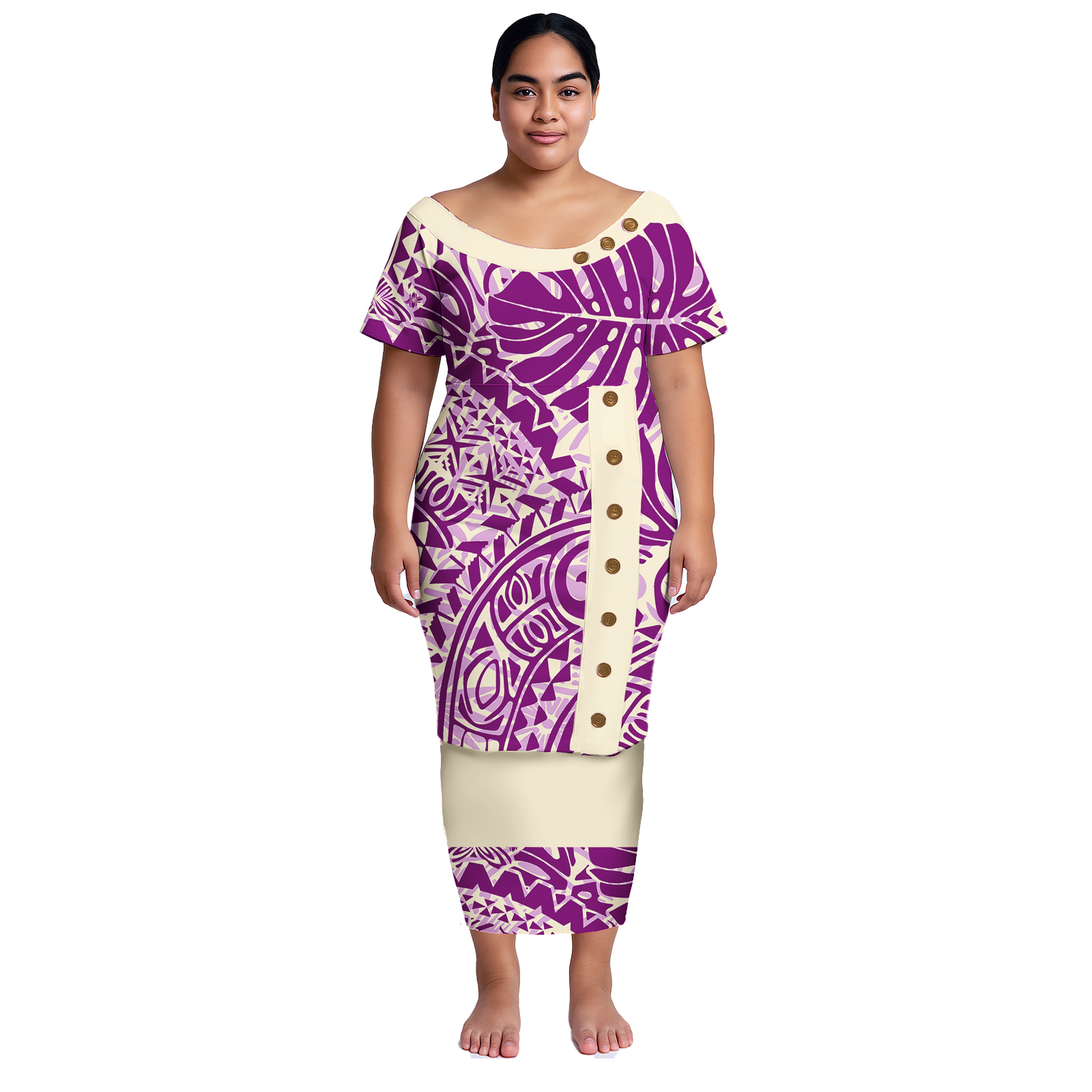 Plus Size Women Dresses Samoan - Summer Clothing Sets Women recensione e prezzo